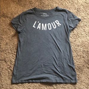 Torrid Plus Size 2 Grey L’Amour T-shirt